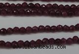 CCN1312 15.5 inches 3mm faceted round candy jade beads wholesale