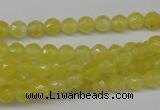 CCN1325 15.5 inches 6mm faceted round candy jade beads wholesale