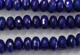 CCN1384 15.5 inches 6*10mm faceted rondelle candy jade beads