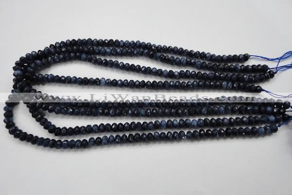 CCN1432 15.5 inches 4*6mm faceted rondelle candy jade beads