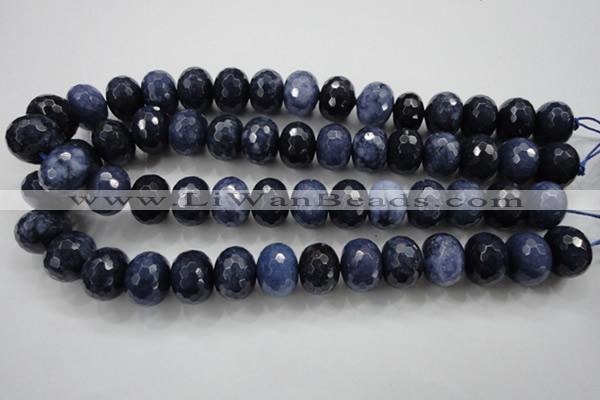 CCN1438 15.5 inches 13*18mm faceted rondelle candy jade beads