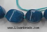 CCN1548 15.5 inches 10*14mm - 20*30mm twisted tetrahedron candy jade beads