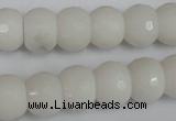 CCN160 15.5 inches 12*16mm faceted rondelle candy jade beads