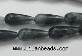 CCN1608 15.5 inches 8*20mm faceted teardrop candy jade beads