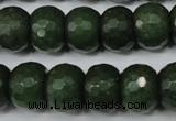 CCN172 15.5 inches 12*16mm faceted rondelle candy jade beads