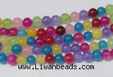 CCN18 15.5 inches 4mm round candy jade beads wholesale