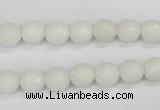 CCN1802 15 inches 8mm faceted round candy jade beads wholesale