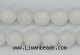 CCN1804 15 inches 12mm faceted round candy jade beads wholesale