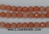 CCN1811 15 inches 6mm faceted round candy jade beads wholesale