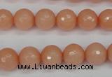 CCN1813 15 inches 10mm faceted round candy jade beads wholesale