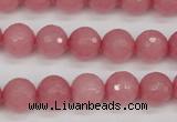 CCN1833 15 inches 10mm faceted round candy jade beads wholesale