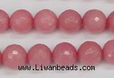 CCN1834 15 inches 12mm faceted round candy jade beads wholesale