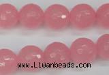 CCN1854 15 inches 12mm faceted round candy jade beads wholesale