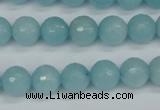 CCN1863 15 inches 10mm faceted round candy jade beads wholesale