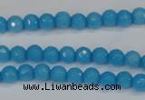 CCN1870 15 inches 4mm faceted round candy jade beads wholesale