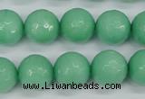 CCN1885 15 inches 14mm faceted round candy jade beads wholesale