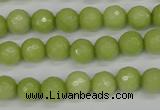 CCN1902 15 inches 8mm faceted round candy jade beads wholesale