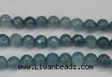 CCN1910 15 inches 4mm faceted round candy jade beads wholesale