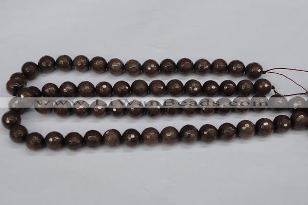 CCN1933 15 inches 10mm faceted round candy jade beads wholesale