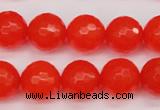 CCN1955 15 inches 14mm faceted round candy jade beads wholesale