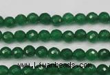 CCN1970 15 inches 4mm faceted round candy jade beads wholesale