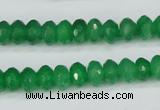 CCN1997 15 inches 5*8mm faceted rondelle candy jade beads wholesale