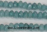 CCN2000 15 inches 3*5mm faceted rondelle candy jade beads wholesale