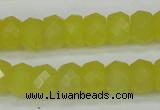 CCN2006 15 inches 8*12mm faceted rondelle candy jade beads wholesale