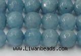 CCN2019 15 inches 12mm faceted round candy jade beads wholesale