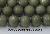 CCN2025 15 inches 10mm faceted round candy jade beads wholesale