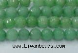 CCN2029 15 inches 4mm faceted round candy jade beads wholesale