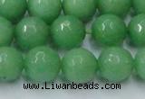 CCN2034 15 inches 14mm faceted round candy jade beads wholesale