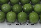 CCN2041 15 inches 14mm faceted round candy jade beads wholesale