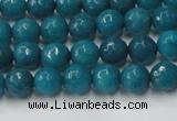 CCN2043 15 inches 4mm faceted round candy jade beads wholesale