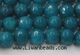 CCN2045 15 inches 8mm faceted round candy jade beads wholesale