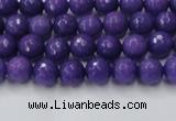 CCN2057 15 inches 4mm faceted round candy jade beads wholesale