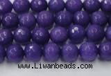 CCN2058 15 inches 6mm faceted round candy jade beads wholesale