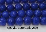 CCN2065 15 inches 6mm faceted round candy jade beads wholesale