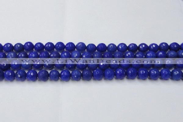 CCN2068 15 inches 12mm faceted round candy jade beads wholesale