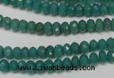 CCN2100 15.5 inches 4*6mm faceted rondelle candy jade beads