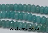 CCN2101 15.5 inches 5*8mm faceted rondelle candy jade beads