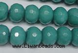 CCN2104 15.5 inches 10*14mm faceted rondelle candy jade beads