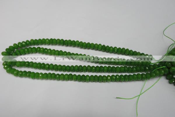 CCN2106 15.5 inches 4*6mm faceted rondelle candy jade beads