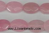 CCN2201 15.5 inches 13*18mm faceted oval candy jade beads