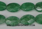 CCN2209 15.5 inches 13*18mm faceted oval candy jade beads