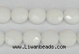 CCN2230 15.5 inches 12mm faceted coin candy jade beads wholesale