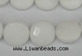 CCN2233 15.5 inches 16mm faceted coin candy jade beads wholesale