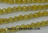 CCN2253 15.5 inches 4mm faceted round candy jade beads wholesale