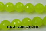 CCN2266 15.5 inches 14mm faceted round candy jade beads wholesale