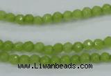 CCN2270 15.5 inches 4mm faceted round candy jade beads wholesale